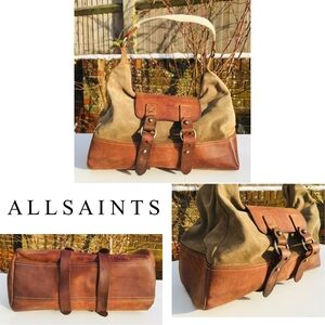 All Saints Brown and Tan Women's Bag